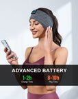 Bluetooth Elastic Headband Wireless Headphones