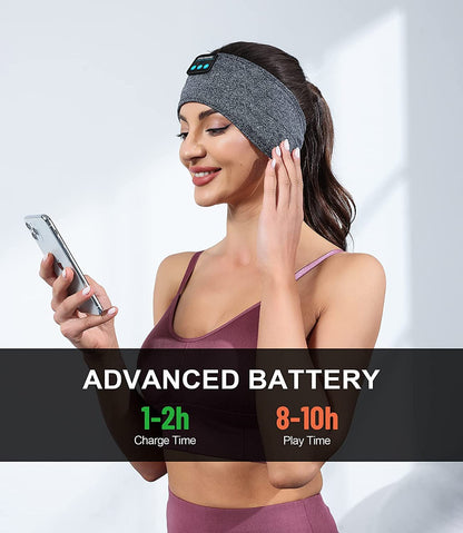 Bluetooth Elastic Headband Wireless Headphones
