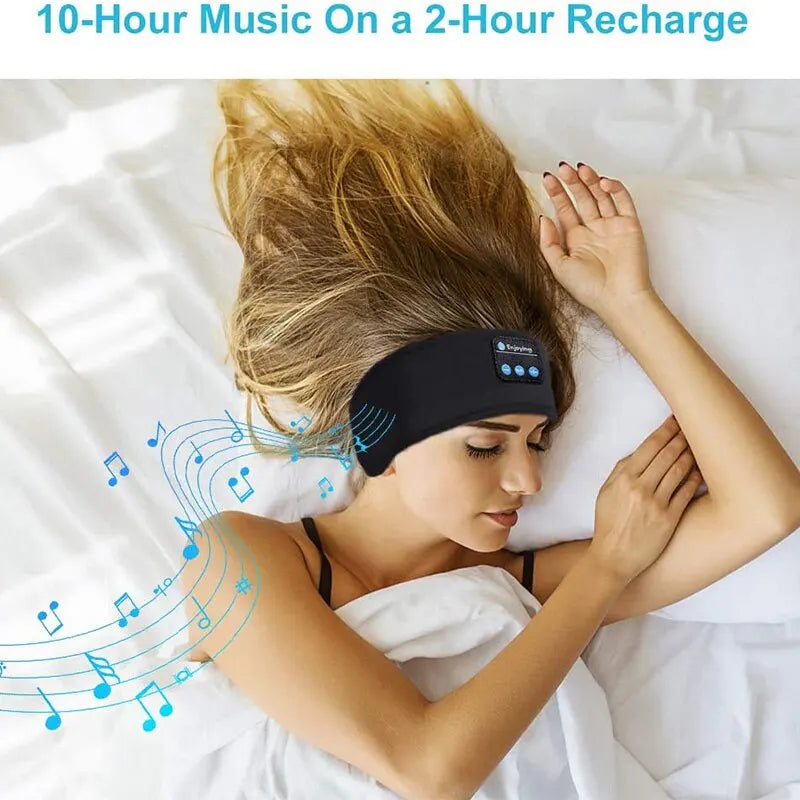 Wireless Bluetooth Headband Elastic Headphones