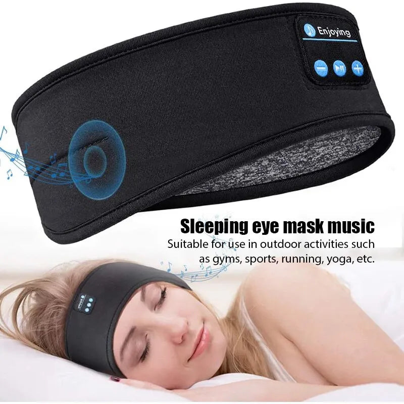 Bluetooth Elastic Headband Wireless Headphones