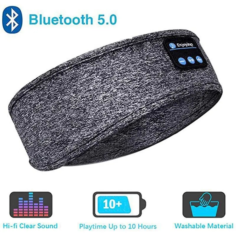 Wireless Bluetooth Headband Elastic Headphones