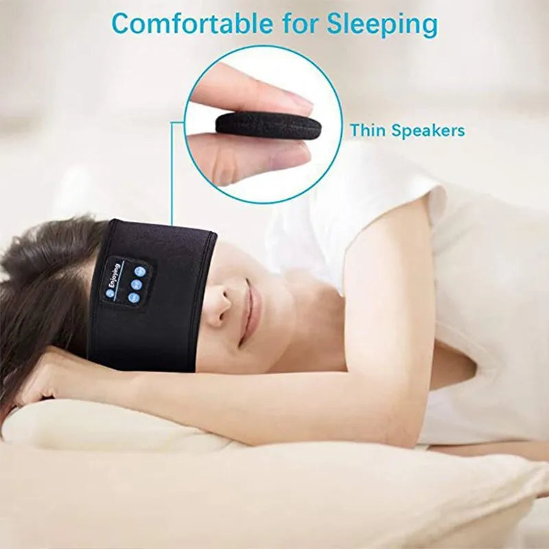 Bluetooth Elastic Headband Wireless Headphones