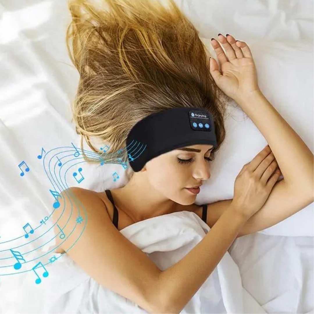 Bluetooth Elastic Headband Wireless Headphones